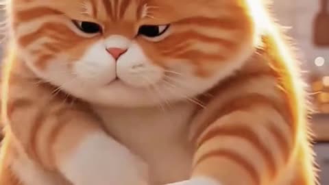 Ai cat animted video