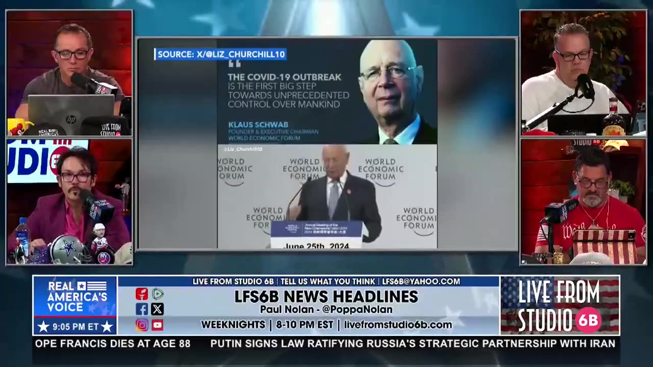 KLAUS SCHWAB STEPS DOWN FROM HIS GENEVA-BASED THINK TANK