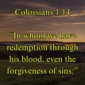 Colossians 1:14