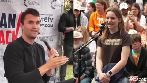 Charlie Kirk doing what he does best