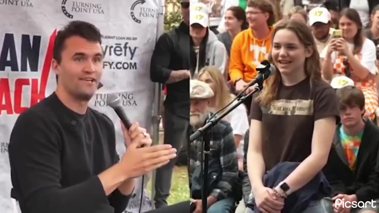 Charlie Kirk doing what he does best