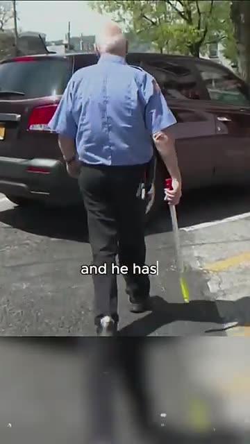 If this man marks your vehicle, you'd best move quickly