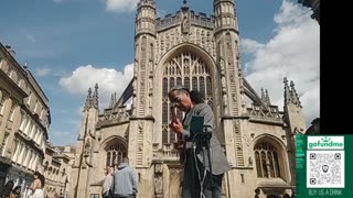 Jazz Nano Street Edition: Busking in Bath, England: 2025 Tour in UK