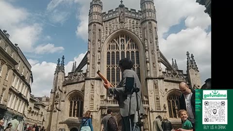 Jazz Nano Street Edition: Busking in Bath, England: 2025 Tour in UK