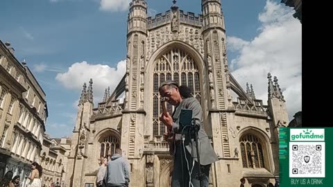 Jazz Nano Street Edition: Busking in Bath, England: 2025 Tour in UK