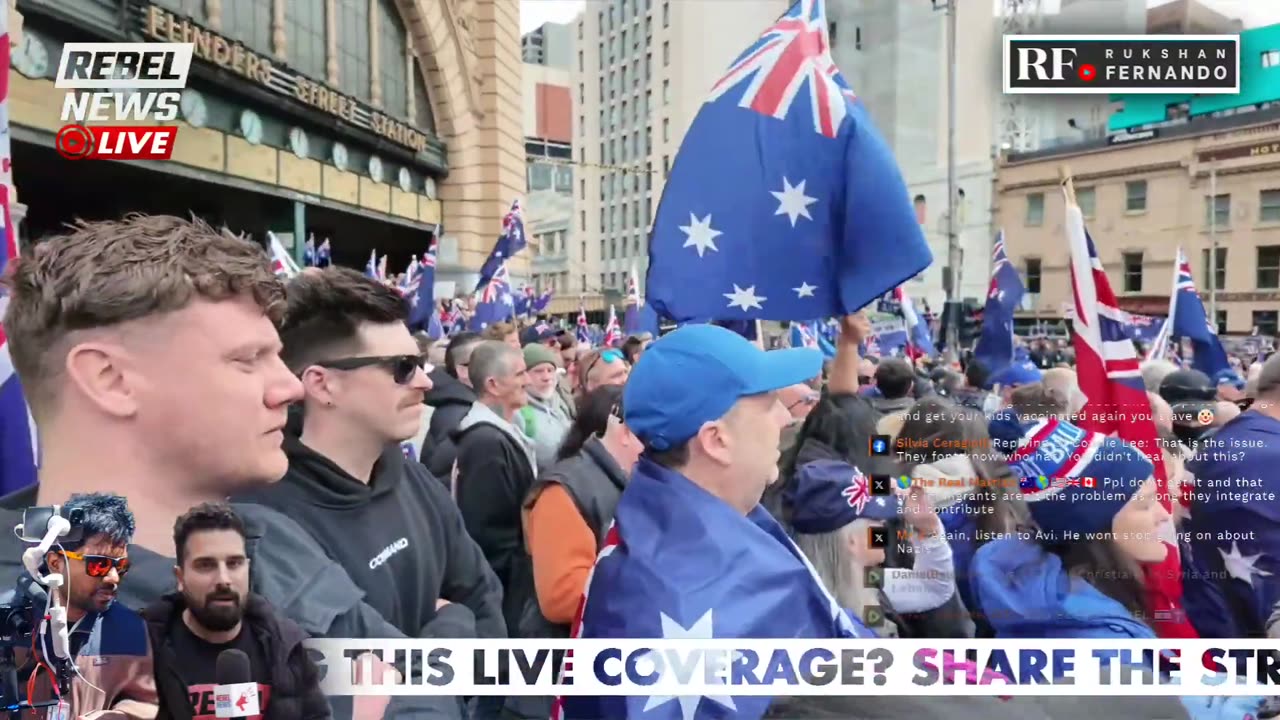 09-March for Australia_Melbourne_31/08/2025_Rebel News Coverage Breakdown