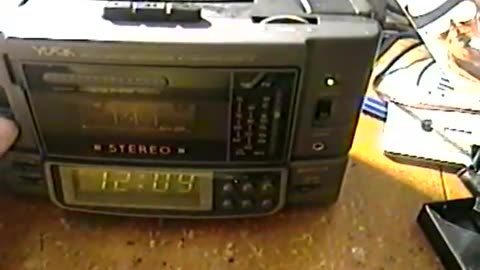 80's Yorx Cassette Clock Radio