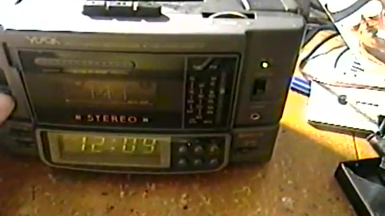 80's Yorx Cassette Clock Radio