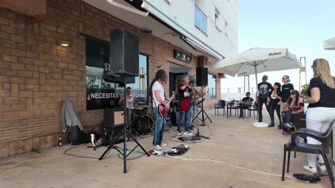 Street Rock Performance in Torremolinos, Spain