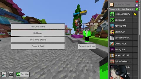 Playing Minecraft Servers-Anyone can join+Viewers can request games