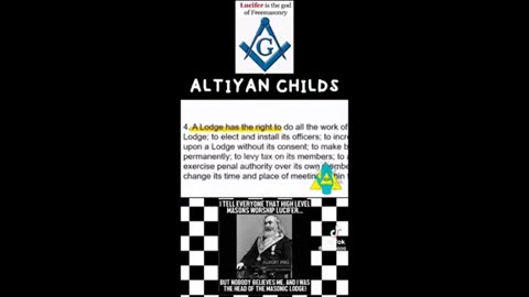 Altiyan Childs Freemasonry ..
