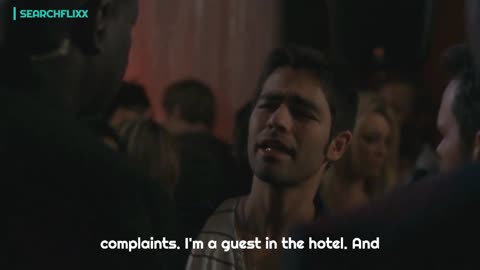 Eminem punches Vincent Chase.