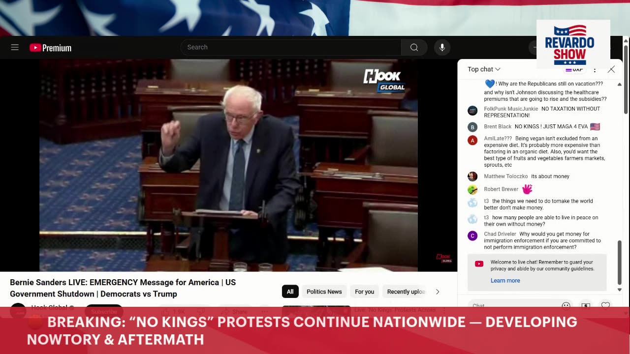 SANDERS LIVE