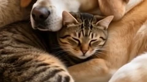 Pudditat the Brave: The Cat Who Guided a Blind Dog