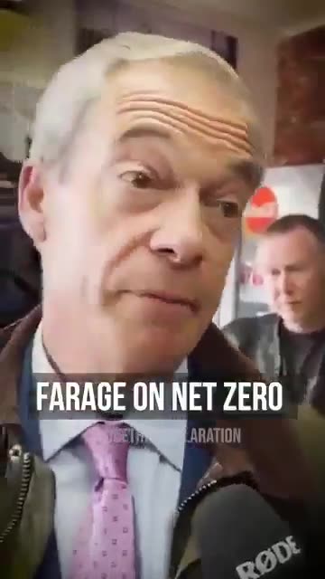 NET ZERO: "It needs a complete rethink... we produce less than 1% of the world's CO2" (Nigel Farage)