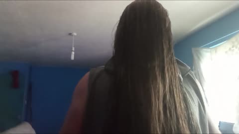 #asmr , matted hair, biker, brushed, washed, plait,
