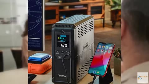 CyberPower CP1500AVRLCD3 Intelligent LCD UPS System, 1500VA/900W, 12 Outlets, 2