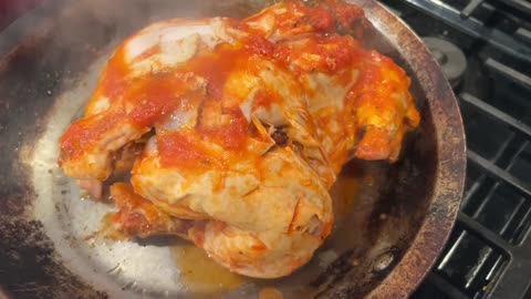 Chicken cacciatore: Attempt 1