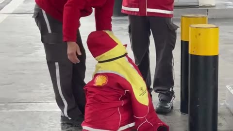 Kind Man Lends Stray Dog His Jacket