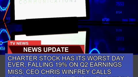 Charter Stock Has Its Worst Day Ever Falling