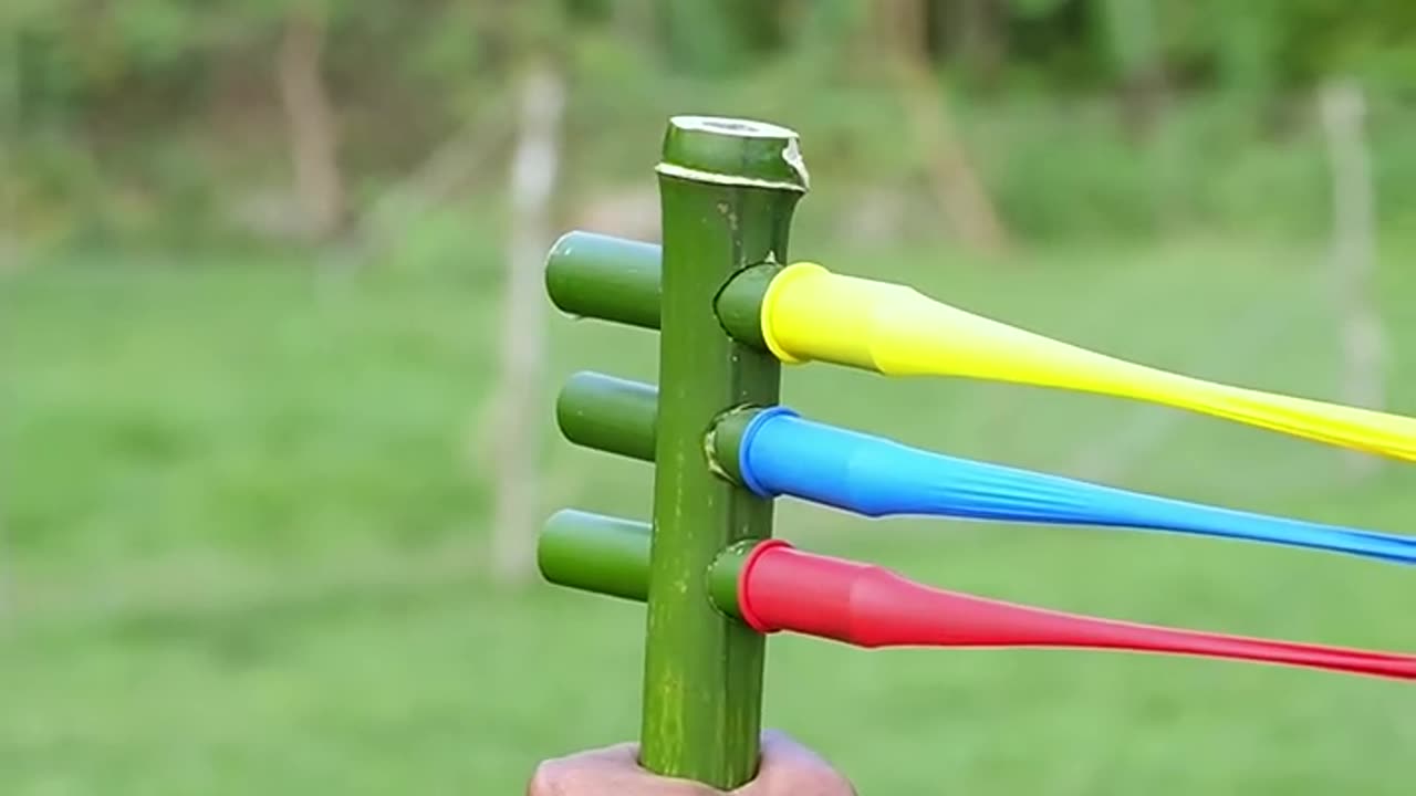 DIY Bamboo Creations with three Clour
