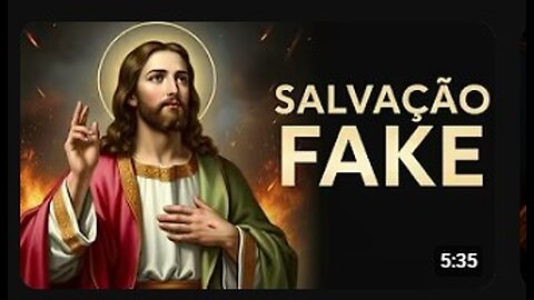 A Salvação Cristã! Jesus Veio nos Salvar dele mesmo!