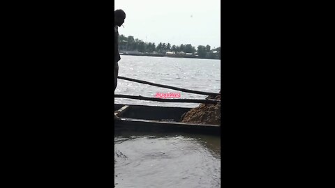 African collect wet sand