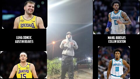 LAKERS VS HORNETS WE BEEN ON A ROLL LUKA DONIC AN AUSTIN REAVES GOIN HARD CHARLOTTE FOUGHT BACC💪🏾🔵