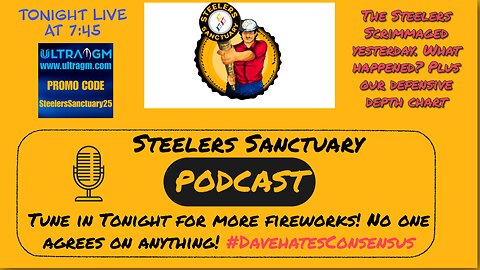 Steelers Sanctuary Live at 7:45