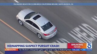 Kidnapper Arrested After Crashing Stolen Car With 3 Children Inside in Criminal-Friendly LA County