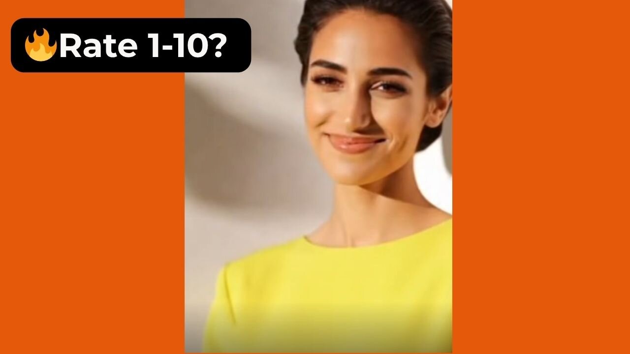 🔥 Rate Her in This Simple Yellow Top 1-10? | Supermodel Casual 4K