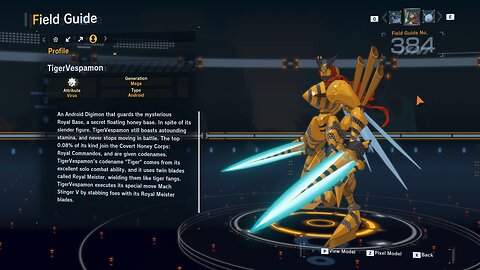 tigervespamon all digivolution/de-digivolution/profile Digimon Story Time Stranger