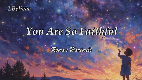You Are So Faithful / Rowan Hartwell / I Believe album