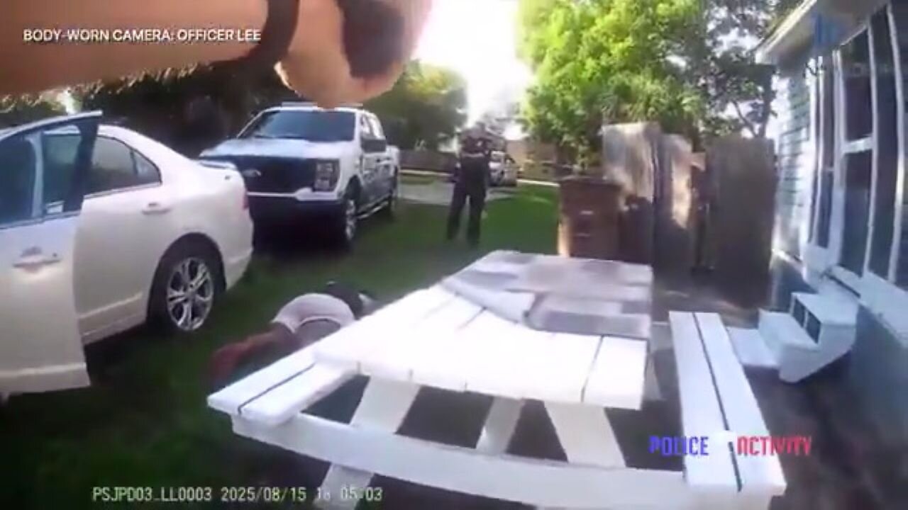 Full Video: Florida Woman Shot After Charging Cops With Knife