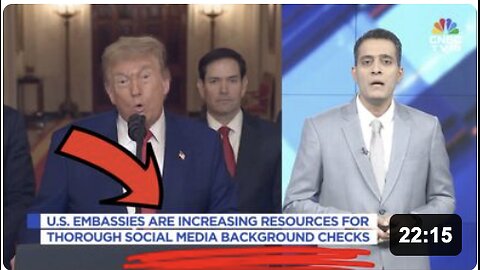 WARNING! Trump is implementing social media background checks for U.S. visa's & citizenship is next!