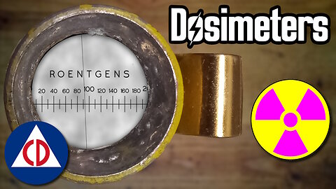 1960's Civil Defense Dosimeters - Radiation Meters & Charger