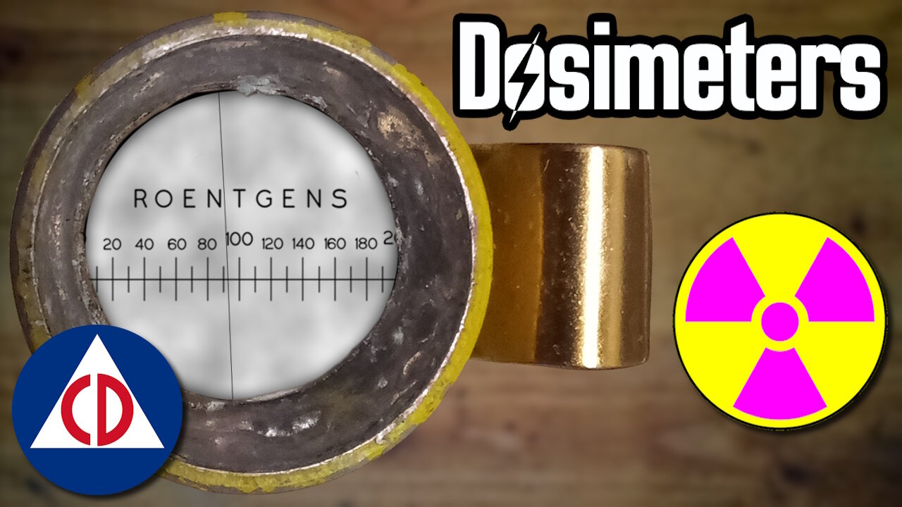 1960's Civil Defense Dosimeters - Radiation Meters & Charger