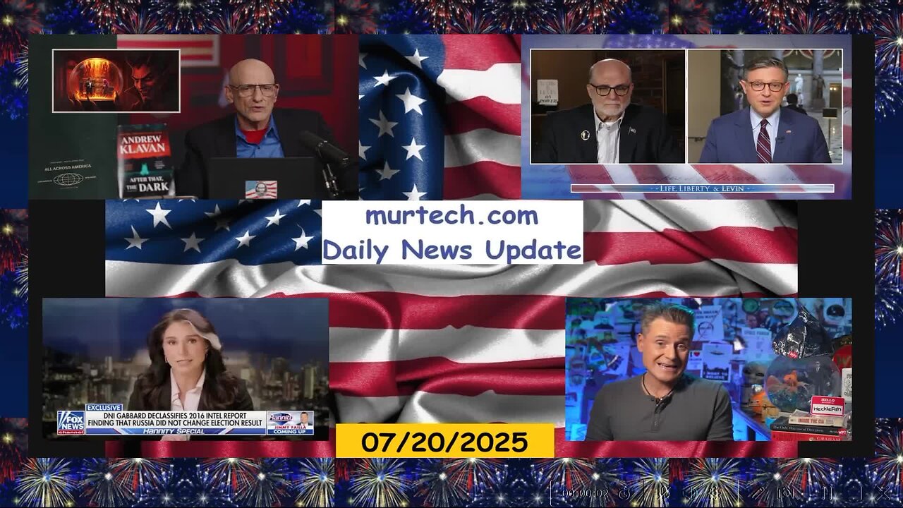 EP1629 | Andrew Klavan: MAGA, Mark Levin: Speaker, Doug In Exile: Busted, The Why Files: Real CIA