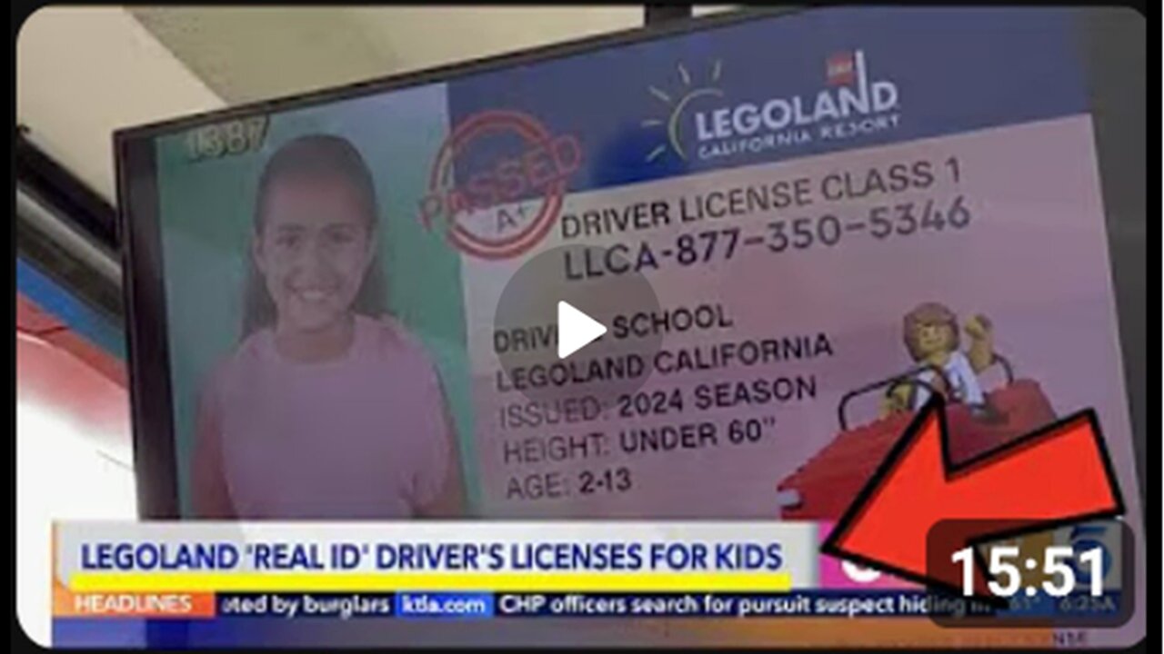 SICK GOVERNMENT!| LEGOLAND NOW GROOMING CHILDREN INTO| REAL ID FOR KIDS PROGRAM!
