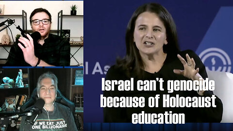 Former Obama speechwriter Sarah Hurwitz onHolocaust education failing to give Israel the right to commit endless genocide▮The Jimmy Dore Show