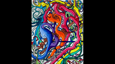 'Colors' Original Art Painting Timelapse 3-17-25