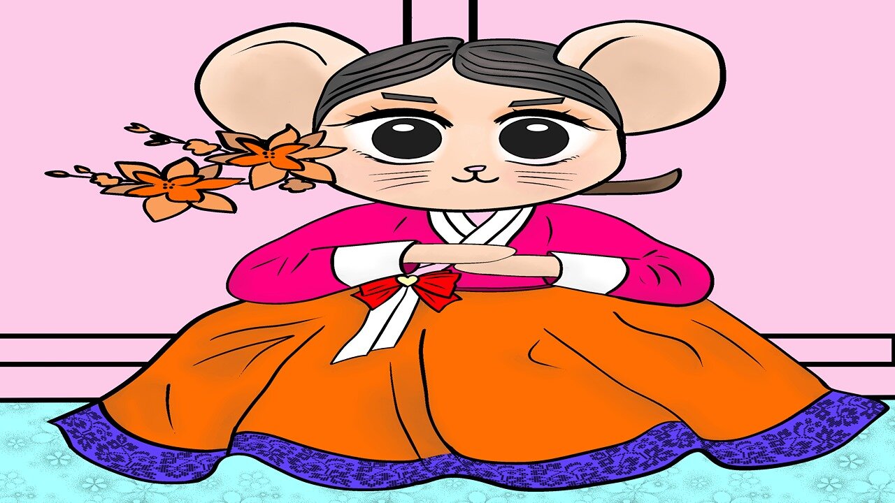 Fantastic kawaii rat coloring book for age 8 to 18