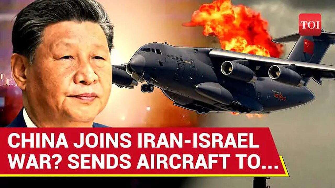 China Aircraft SECRETLY DUMPS Weapons In Iran, Turns Off Tracking Amid IRGCs Blitz