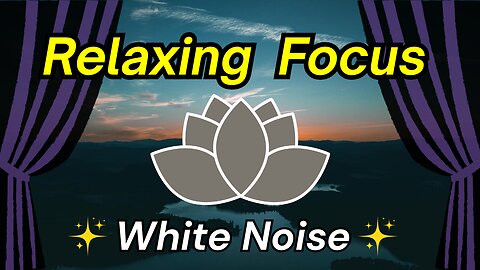 Relaxing White Noise (Cute Screen) | Sleep, Focus, Relaxation