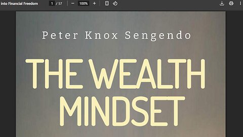 The Wealth Mindset Chapter 1