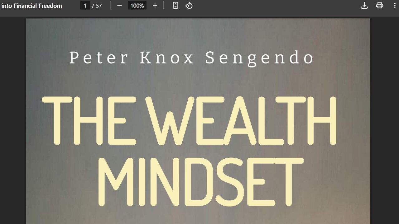 The Wealth Mindset Chapter 1