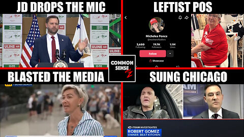 JD Vance Drops Mic, Leftist Harasses Kirk Fan At Target, Media Bias Called Out, Chicago Race Suit