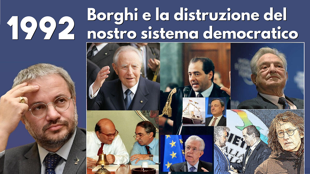 🔴1992 - Claudio Borghi e la distruzione del nostro sistema democratico.