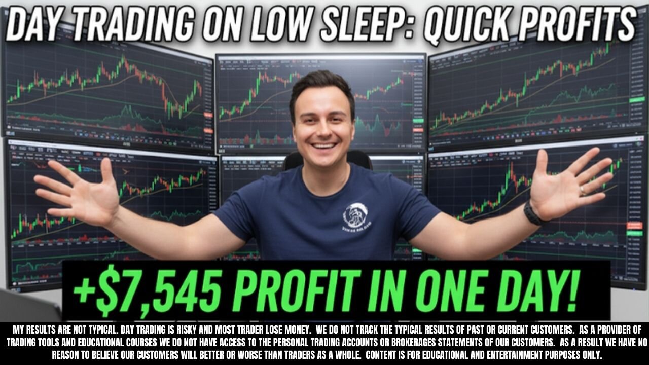 Daytrading 4 tickers - one gap up short and one parabolic price action