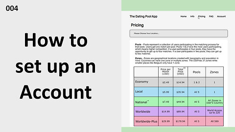 How to Setup an Account